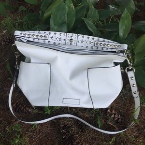 White Womens Steve Madden Purse Crossbody/Shoulder